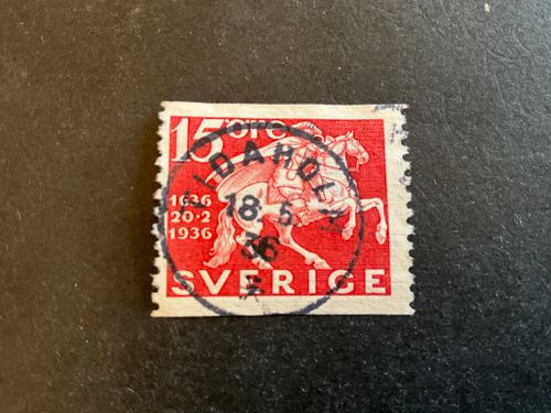 Posrverket 300 år facit 248 A praktstämplat TIDAHOLM