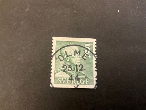 Gustaf V profil höger facit nr 271 A praktstämplat ÖLME