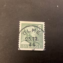 Gustaf V profil höger facit nr 271 A praktstämplat ÖLME