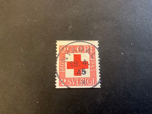 Röda korset facit nr 358 A lyxstämplat NYADAL