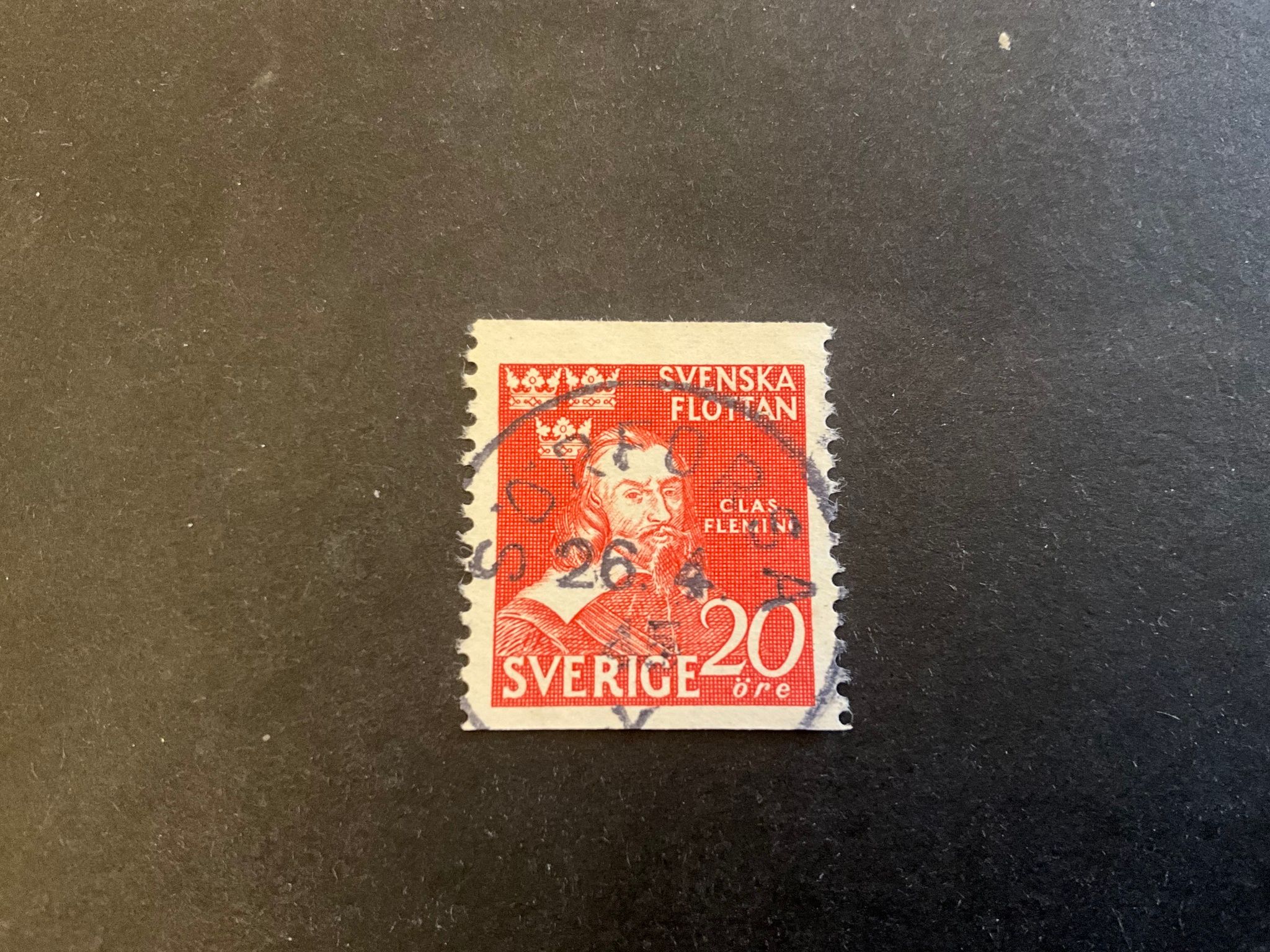 Svenska flottan facit nr 354 A praktstämplat SÖRFORSA