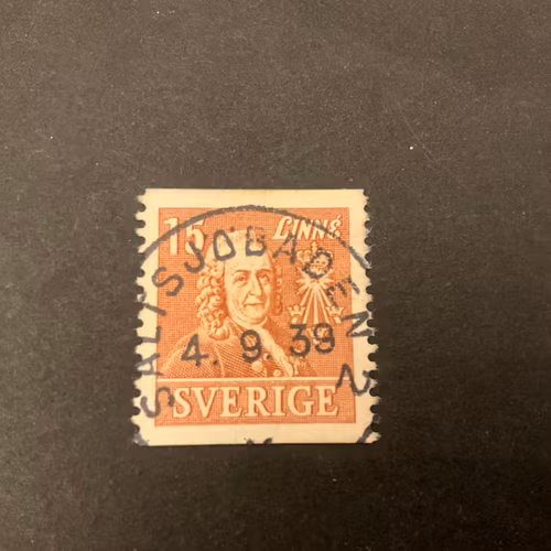 Linné facit nr 321 A praktstämplat SALTSJÖBADEN 2
