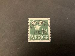 Tre kronor facit 300 praktstämplat KRYLBO