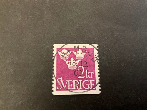 Tre kronor facit 308 lyxstämplat HEMSJÖ