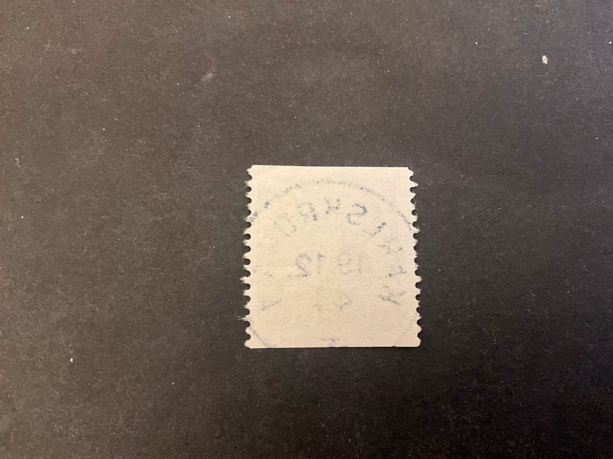 Gustaf V profil höger facit 277 lyxstämplat KARLSKRONA 1