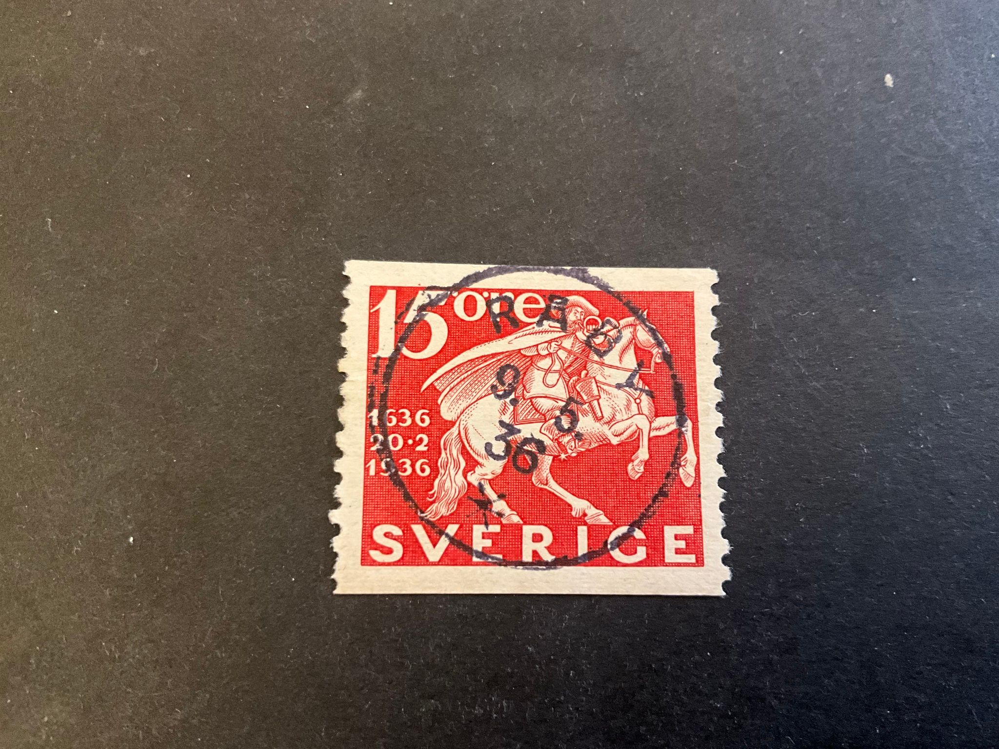 Postverket facit 248 A praktstämplat RÅBY