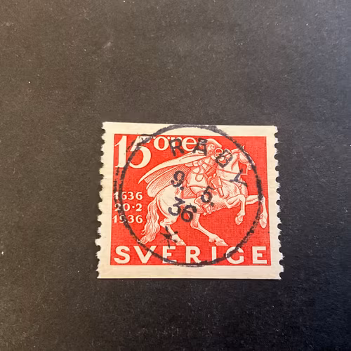 Postverket facit 248 A praktstämplat RÅBY