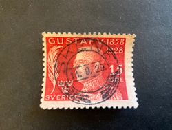 Gustaf V 70 år facit nr 228 praktstämplat SKENE