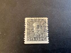 Gustaf V profil vänster facit 192 lyxstämplat RÄMSHYTTAN