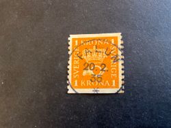 Postemblem facit 168 praktstämplat FALUN med lödskarvslinje