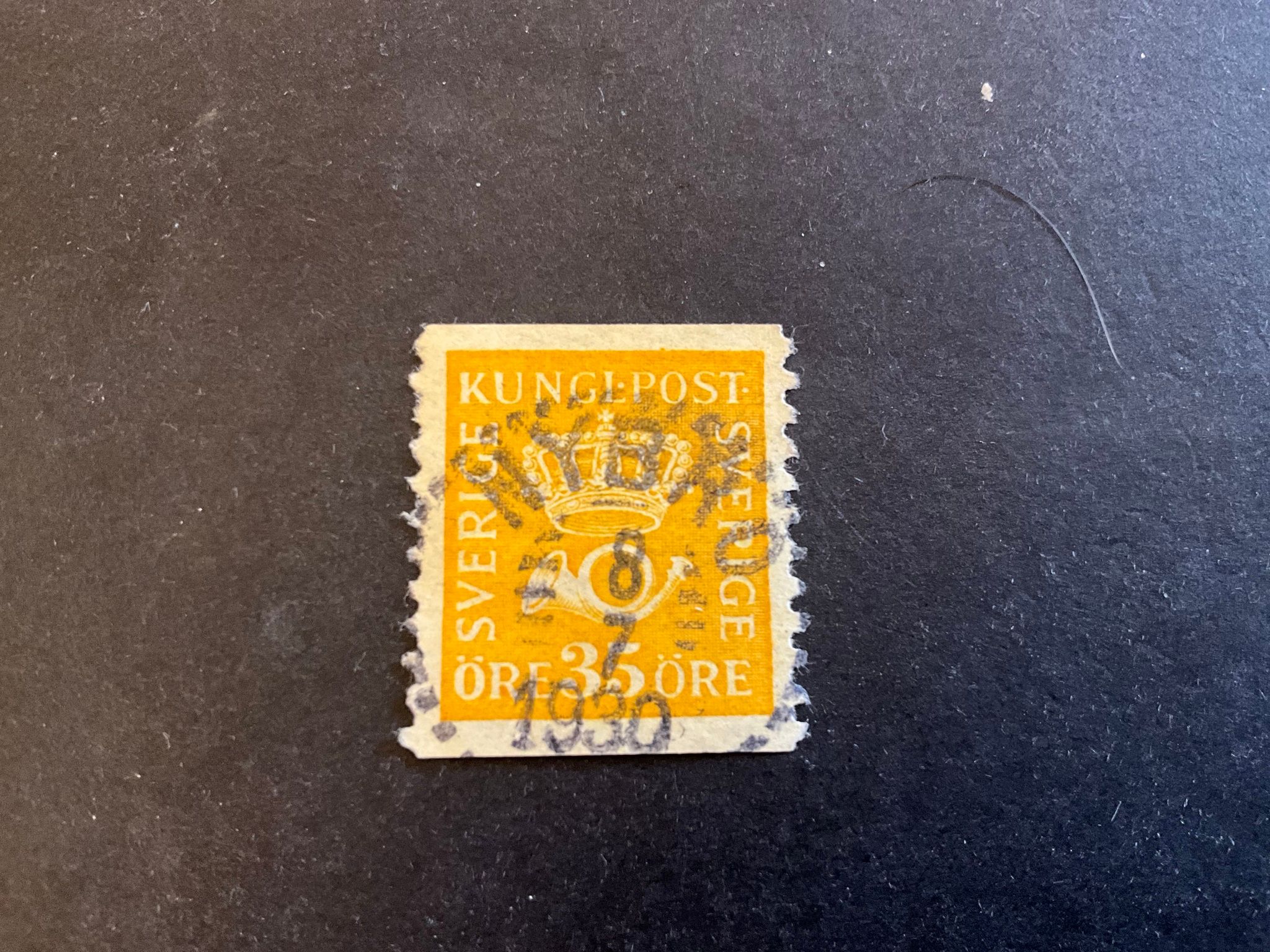 Postemblem facit 157 praktstämplat NYBRO 8/7 1930