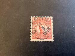 Gustaf V i medaljong facit 83 praktstämplat DEROME