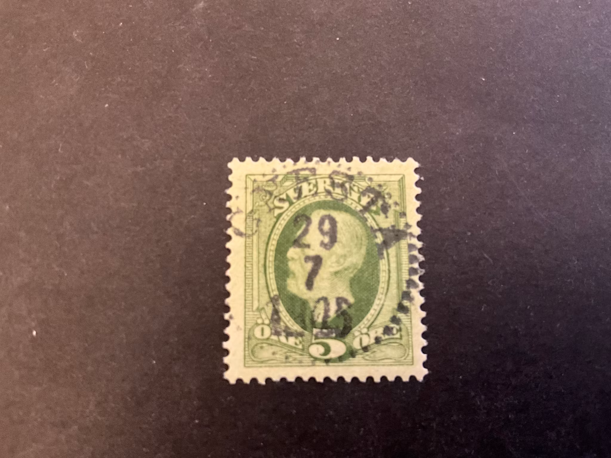 Oscar II facit 52 praktstämplat GNESTA