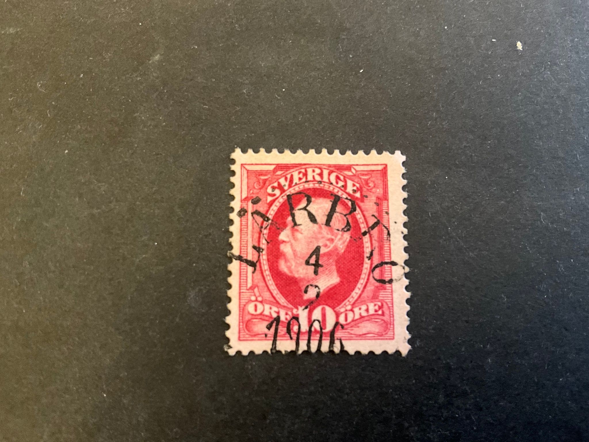 Oscar II facit 54 praktstämplat LÄRBRO