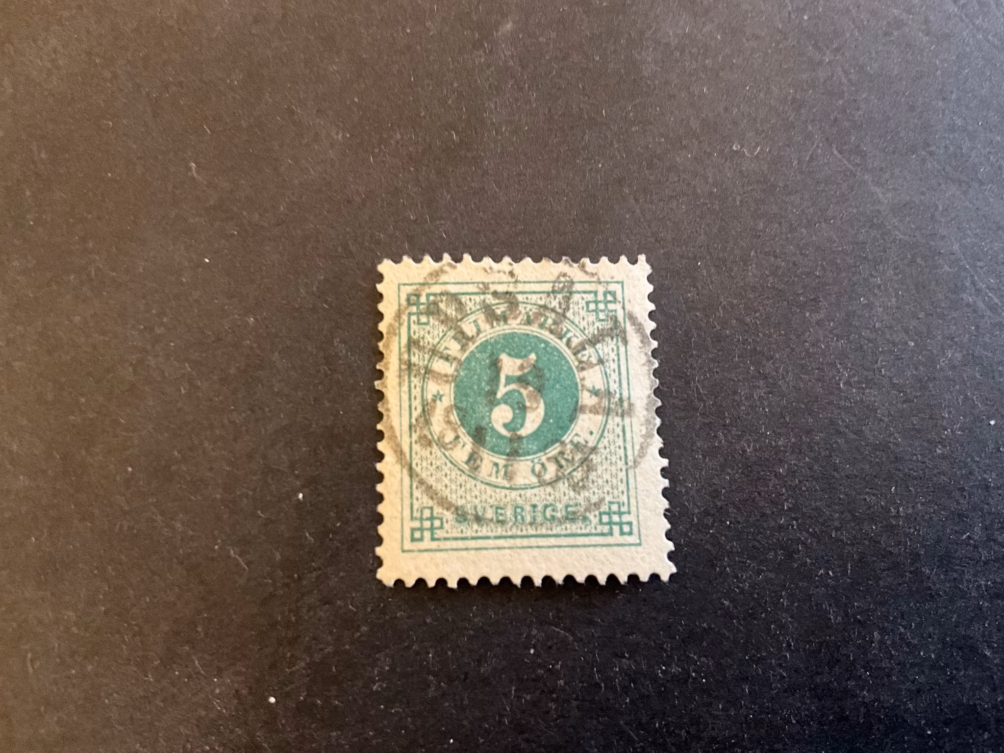 Ringtyp T 13 facit 30 praktstämplat UPSALA
