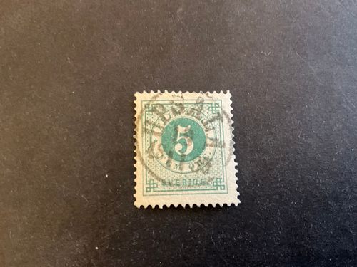 Ringtyp T 13 facit 30 praktstämplat UPSALA