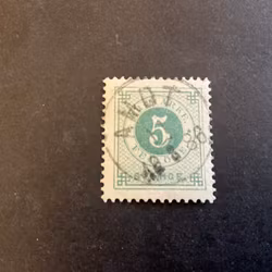 Ringtyp T 13 facit 30 praktstämplat ÅMOT