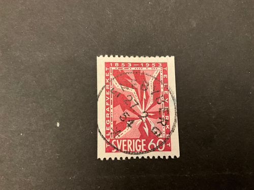 Telegrafverket facit nr 453 praktstämplat ENEBYBERG