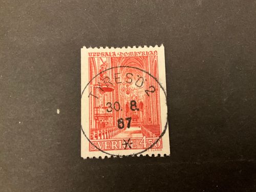 Uppsala domkyrka facit 600 lyxstämplat TYRESÖ 2