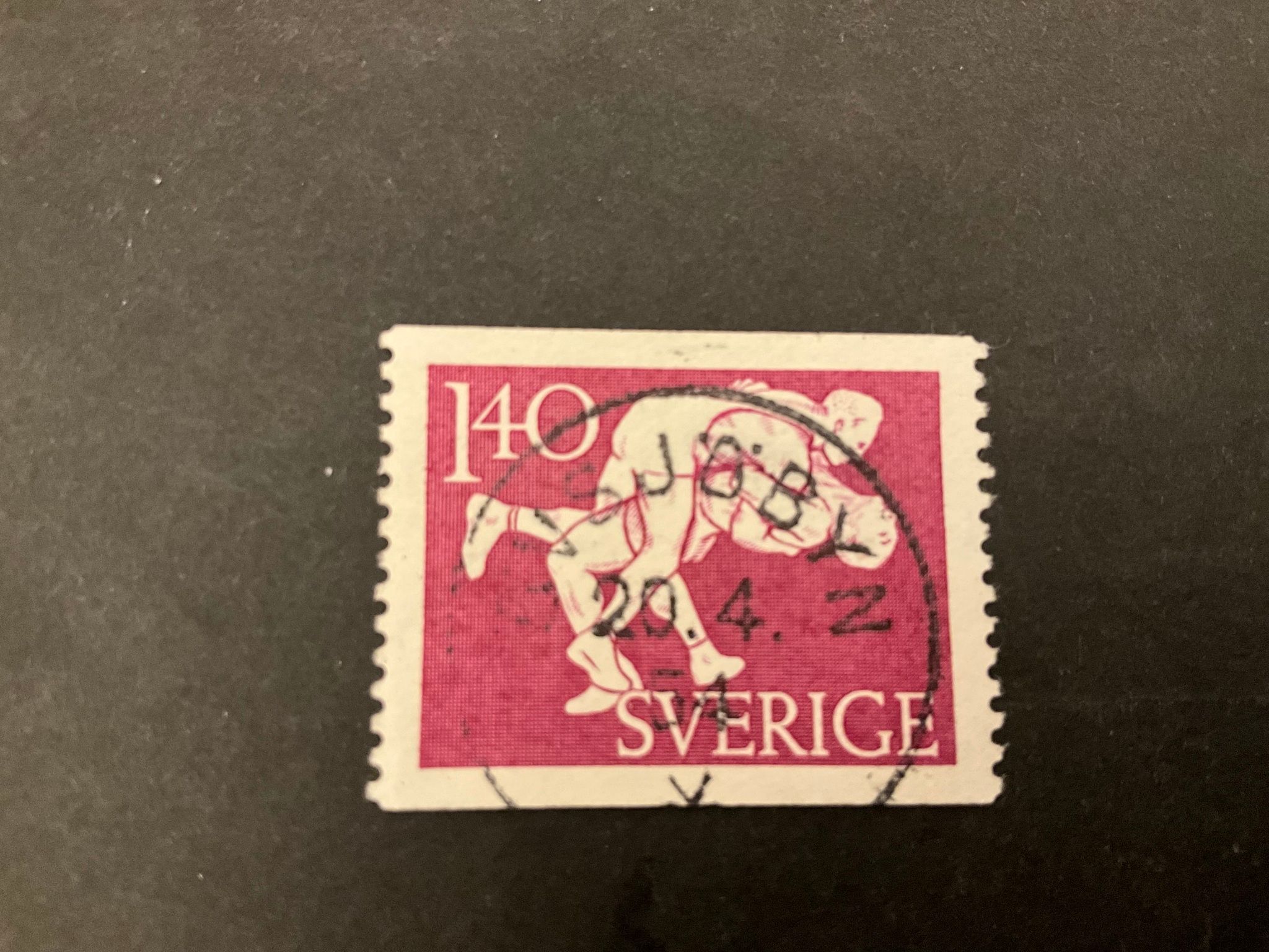 Riksidrottsförbundet facit 448 praktstämplat ÖVSJÖBYN