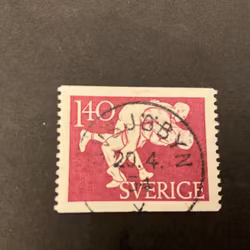 Riksidrottsförbundet facit 448 praktstämplat ÖVSJÖBYN