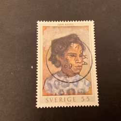Ivan Augueli facit nr 657 lyxstämplat MÖLNBACKA , sista dag