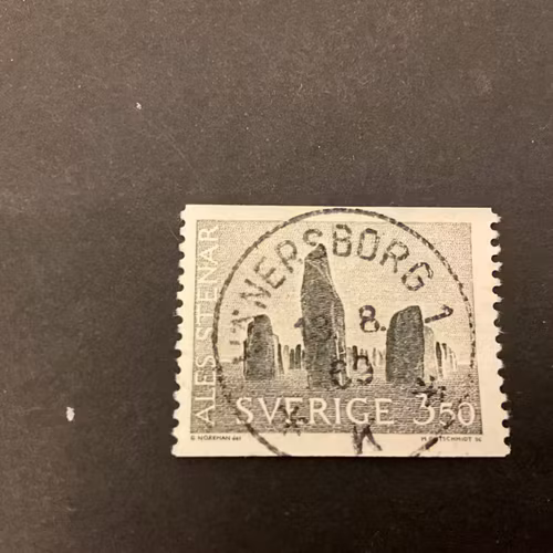Ale stenar facit 579 praktstämplat VÄNERSBORG