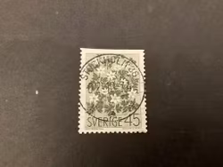 Vildblommor facit 627 B1 lyxstämplat STOCKHOLM 36