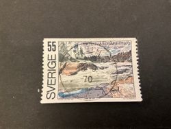 Europeiska naturvårdsåret 1970 facit nr 693 lyxstämplat FALUN 5