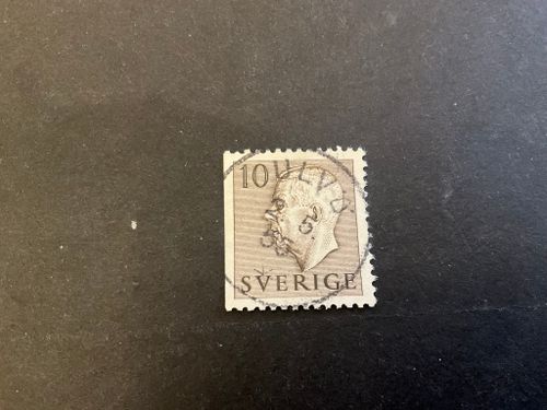 Gustaf VI Adolf typ I facit 400 B1 praktstämplat ULVÖ