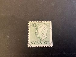 Gustaf VI Adolf typ I facit 399 B2 praktstämplat NYE