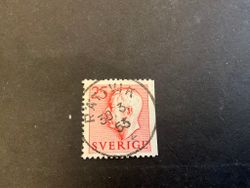 Gustaf VI Adolf typ I facit 405 B2 praktstämplat RÄTTVIK
