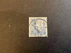 Gustaf VI Adolf typ II facit 416 B1 praktstämplat FALUN 1