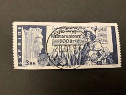 Kalmarunionen 600 år facit nr 1998 lyxstämplat AVESTA