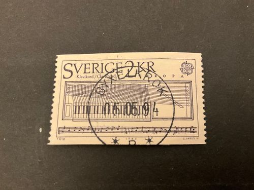 Europa XIV facit nr 1345 lyxstämplat BYXELKROK