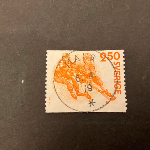 Bandy facit nr 1071 lyxstämplat MALÅ