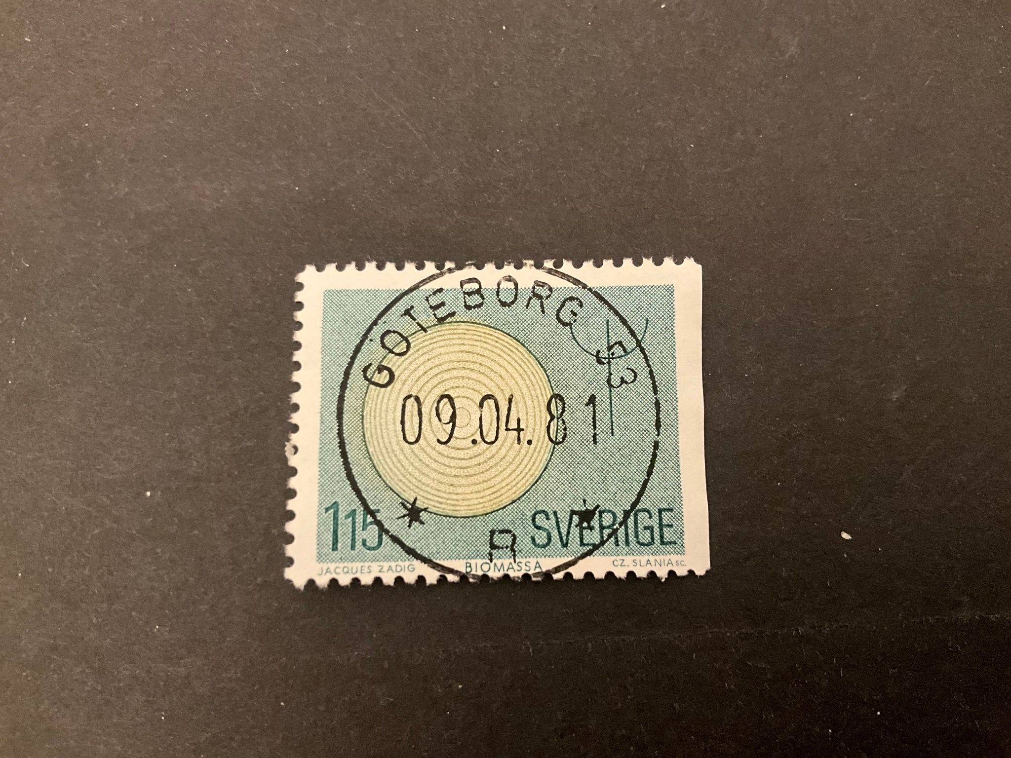 Förnybara energikällor facit nr 1114 B2 lyxstämplat GÖTEBORG 53