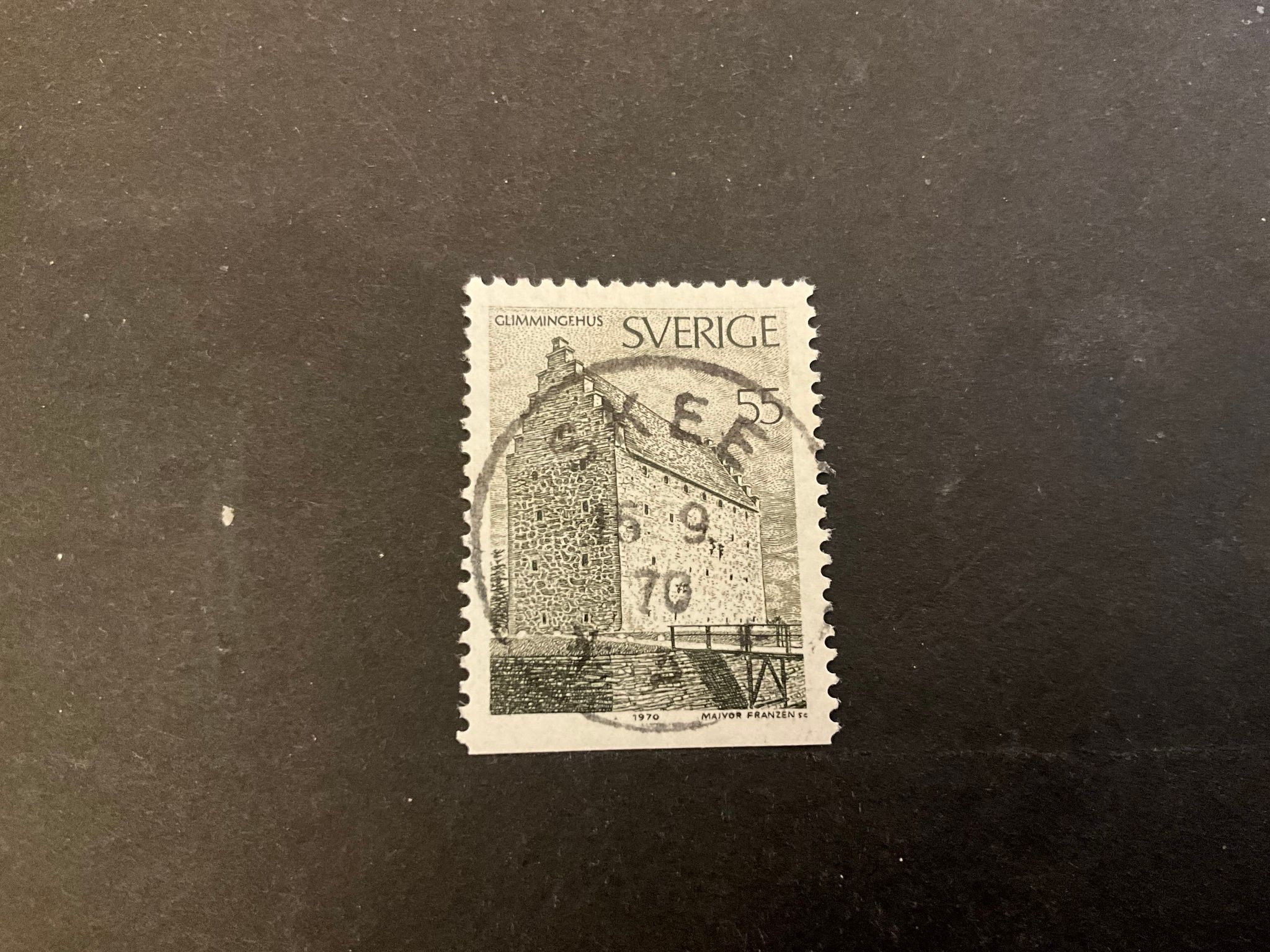 Byggnadsminnen facit nr 700 B2 lyxstämplat SKEE