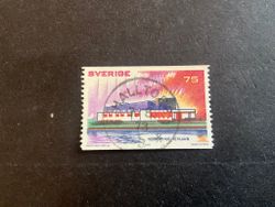 Nirden III facit nr 825 lyxstämplat HALLTORP