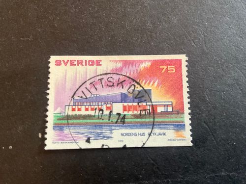 Norden III facit 825 praktstämplat VITTSKÖVLE