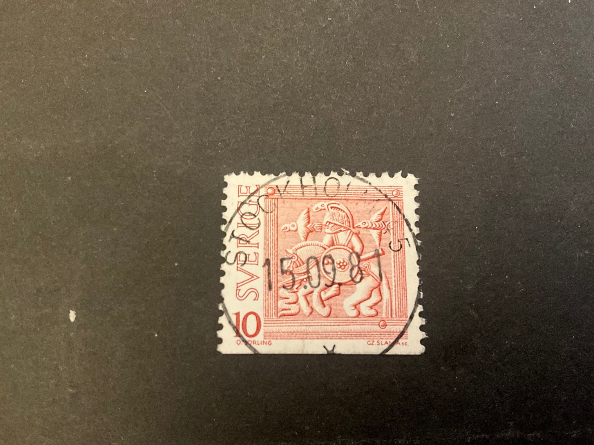 Vendeltid facit 911 V2 lyxstämplat STOCKHOLM 45