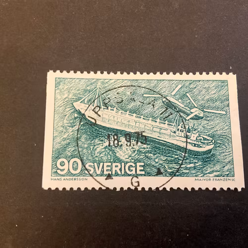 Vaka, värna, hjälpa facit 934 lyxstämplat UPPSALA 11