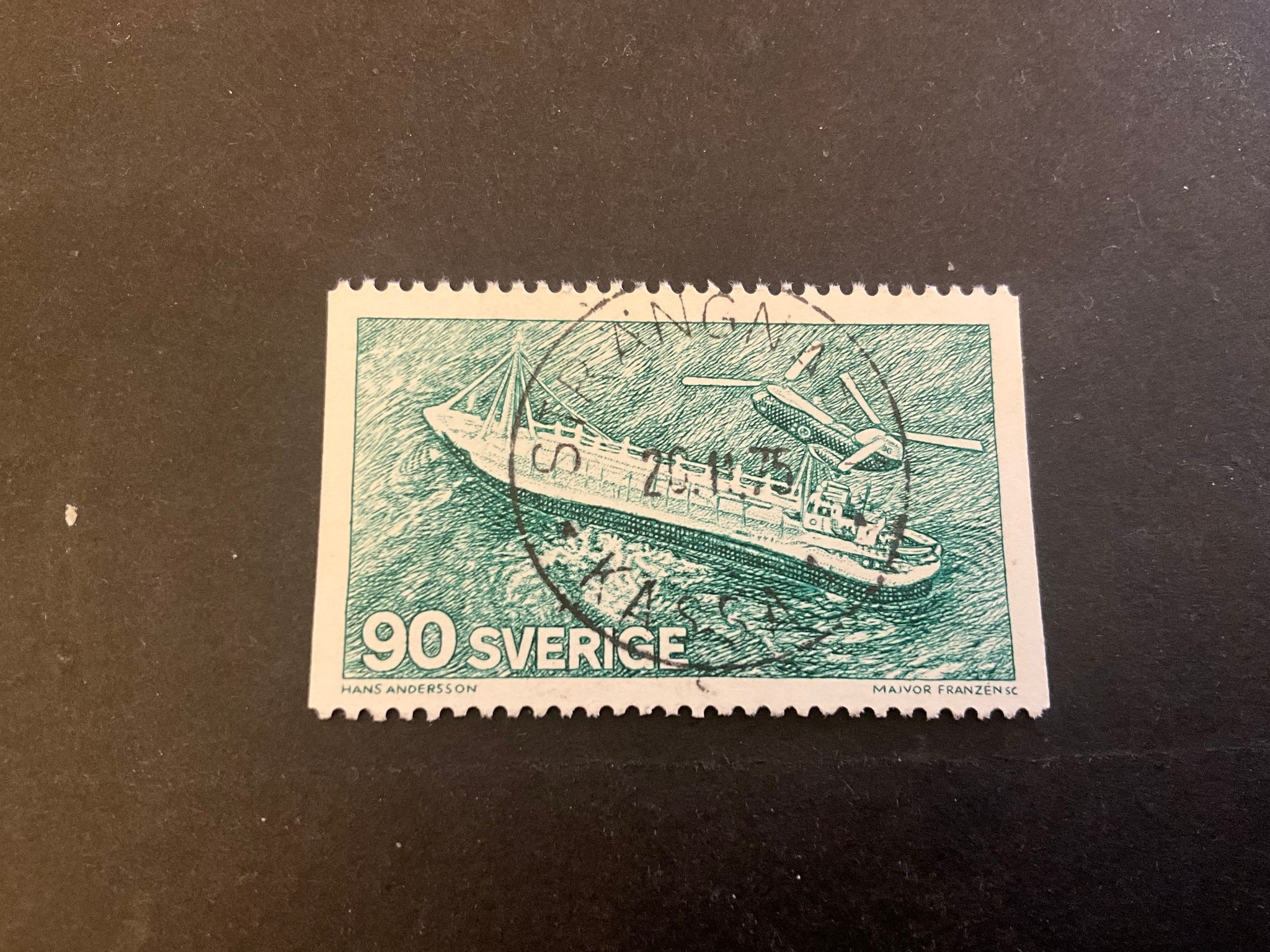 Vaka, värna, hjälpa facit 934 lyxstämplat STRÄNGNÄS