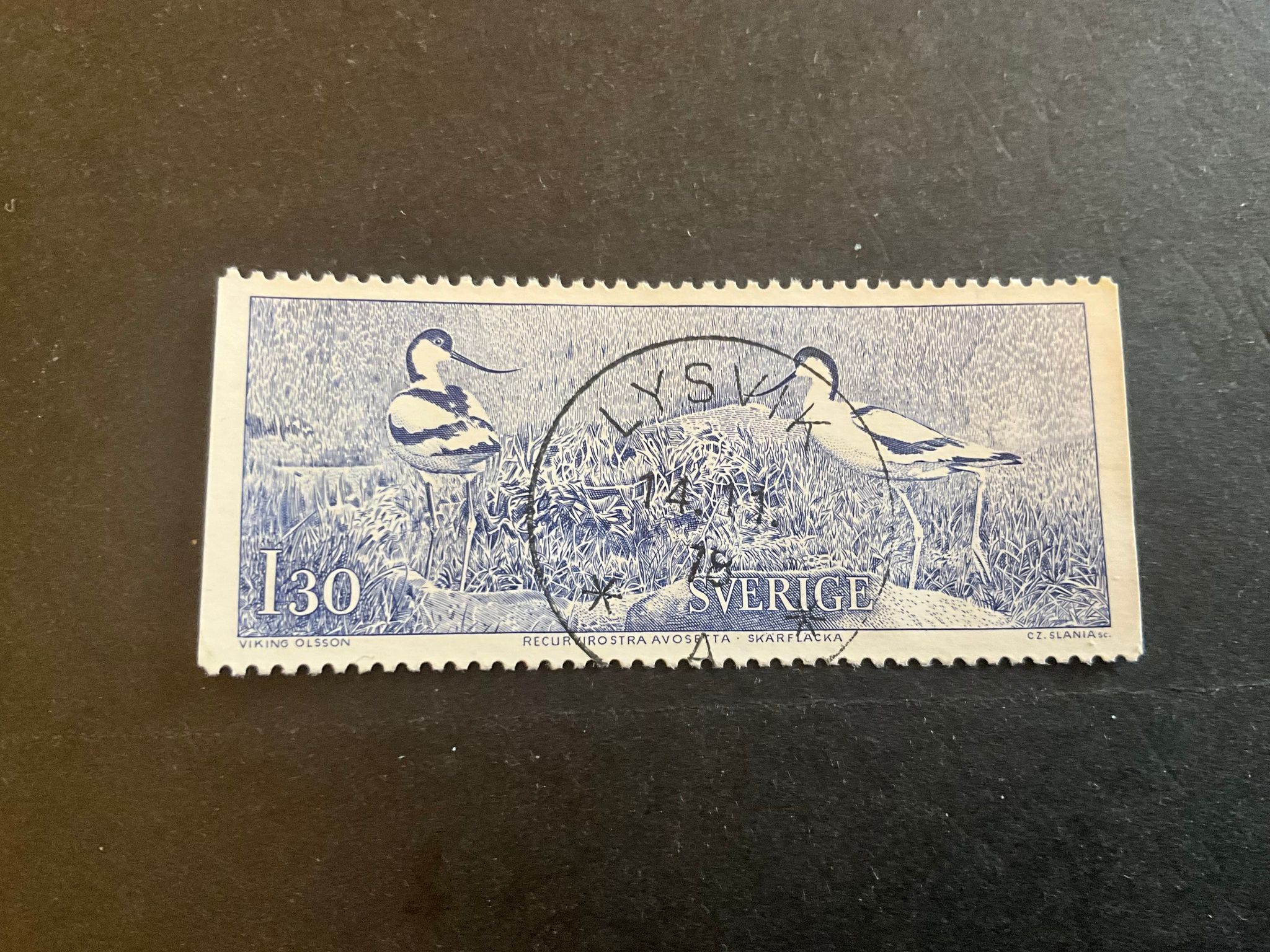 Linnés resor facit nr 1040 lyxstämplat LYSVIK