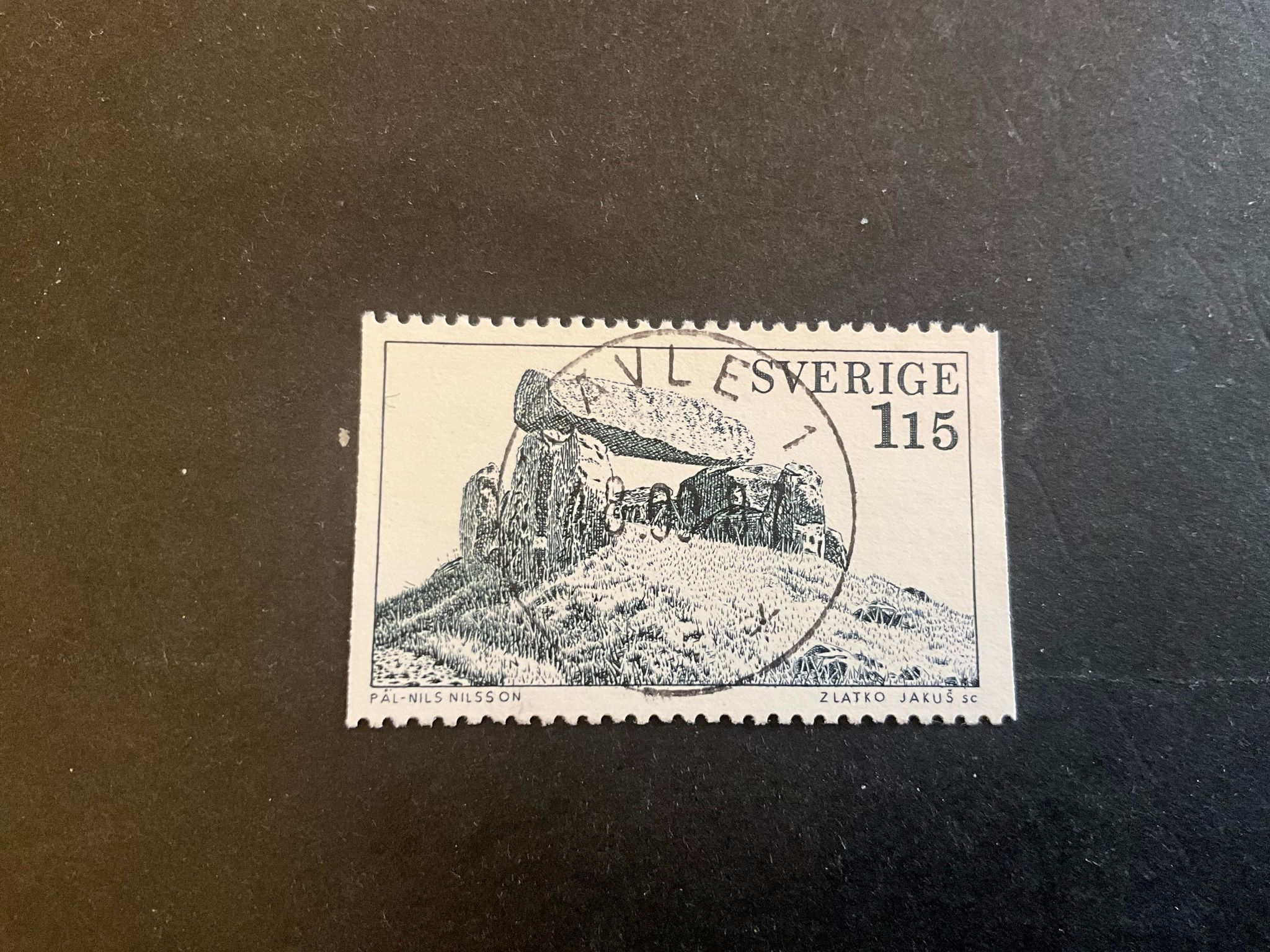Västergötland facit nr 1048 lyxstämplat GÄVLE 1