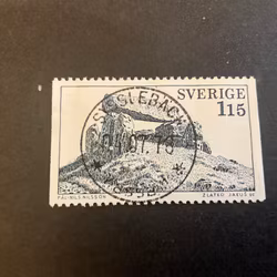 Västergötland facit nr 1048 lyxstämplat SYSSLEBÄCK