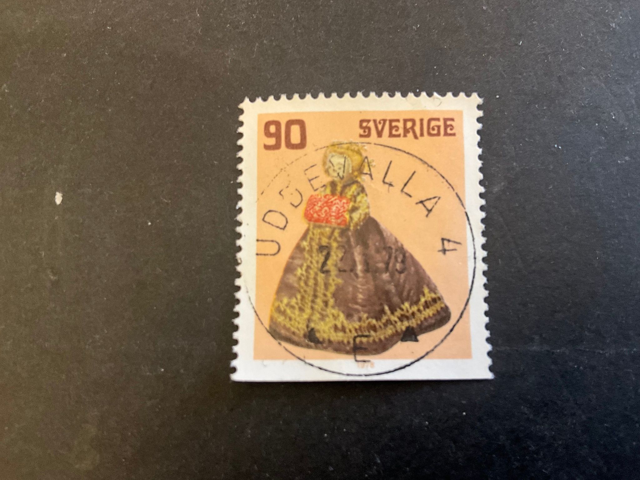 Gamla leksaker facit 1064 lyxstämplat UDDEVALLA 4