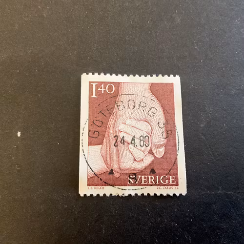 Ta hand om facit 1120 lyxstämplat GÖTEBORG 35