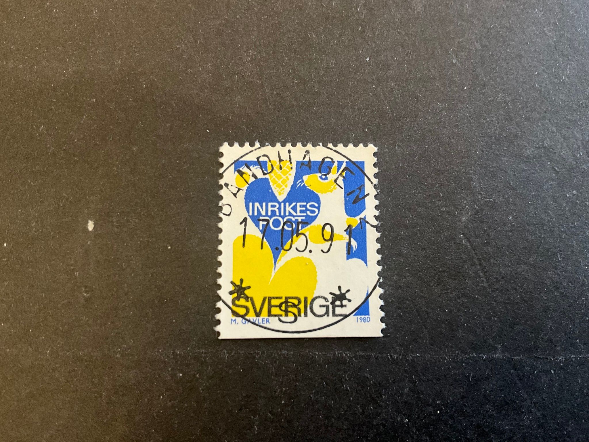 Rabattmärken II facit nr 1122 lyxstämplat BANDHAGEN 2