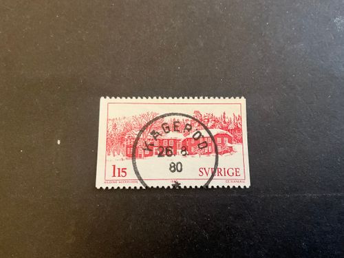 Hälsingland facit 1125 lyxstämplat KÅGERÖD